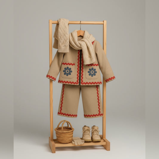 Retro Daisy Knit Set