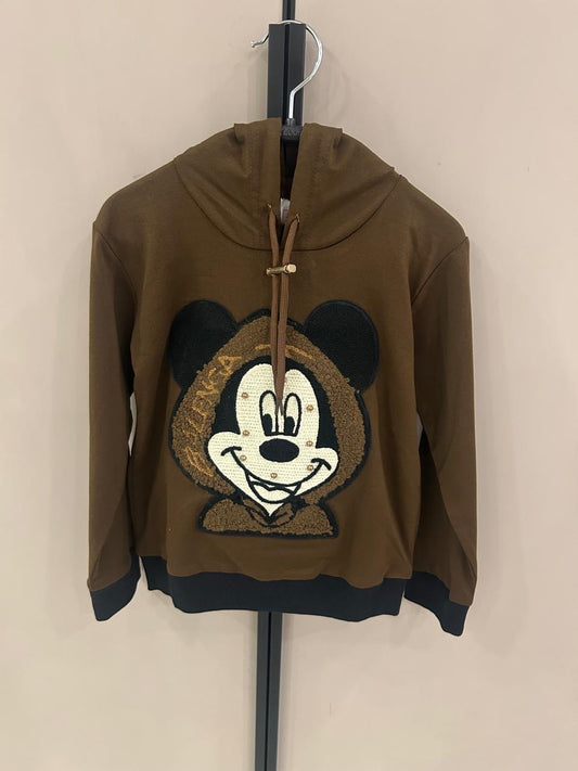 Mickey Mocha Hoodie