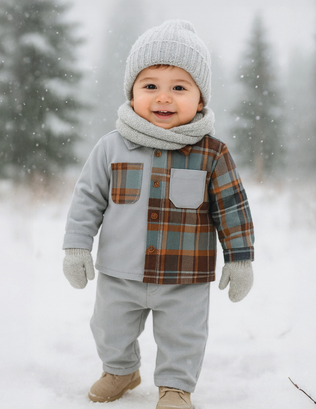 Plaid Patch Explorer Set