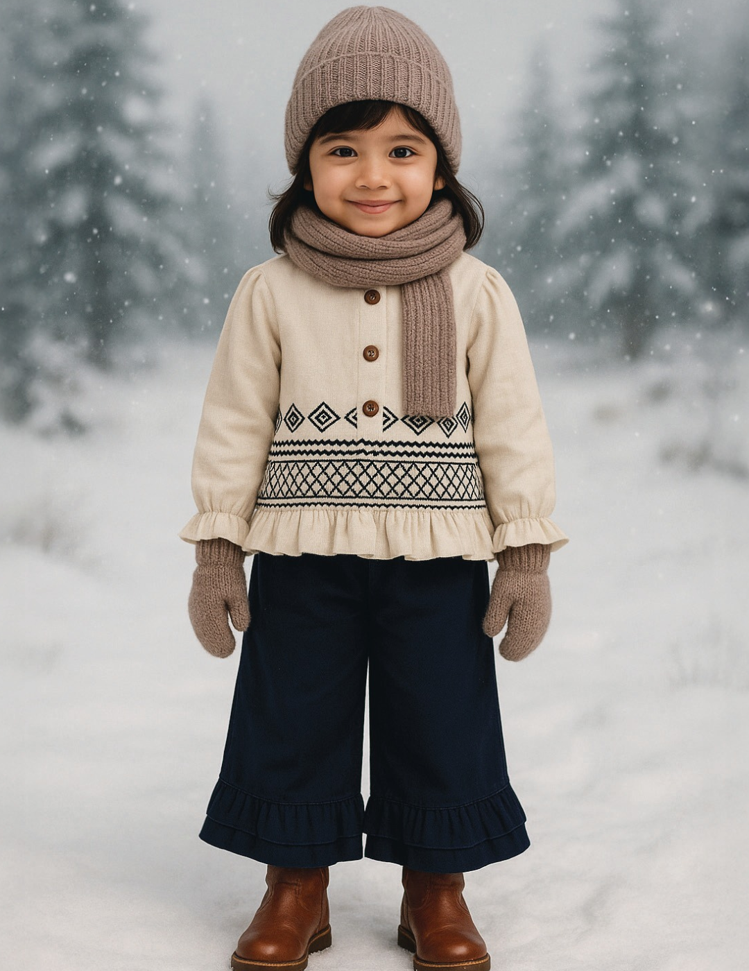 Alpine Geo Sweater Set