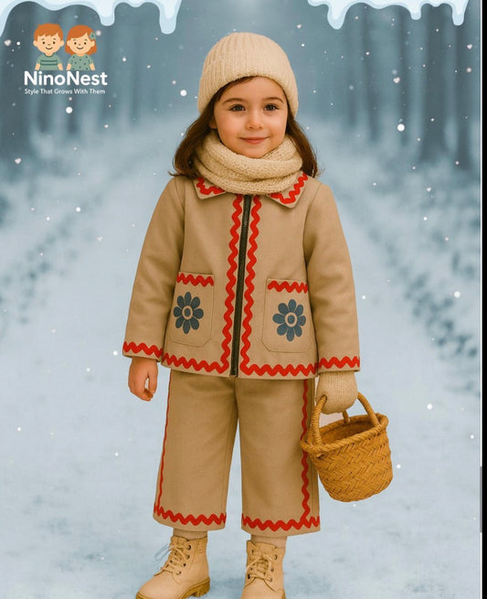 Retro Daisy Knit Set