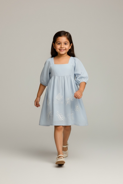 Powder Blue Meadow Dress