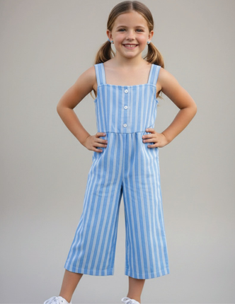 Ocean Stripe Jumpsuit
