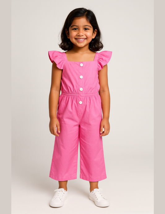 Pink Flutter Jumpsuit