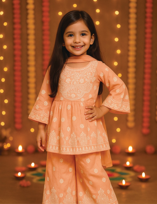 Marigold Twirl Peplum Set