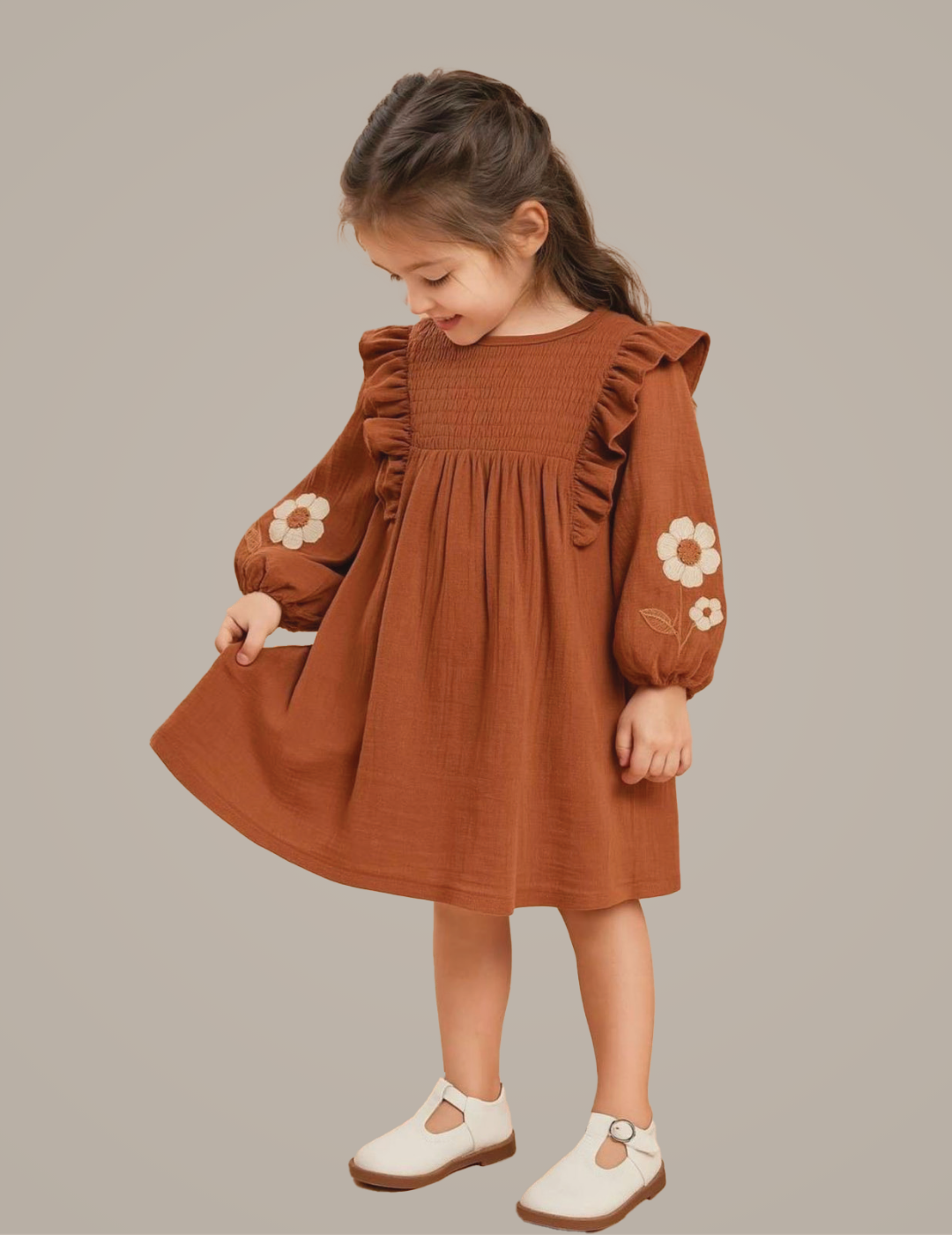 Terracotta Blossom Dress